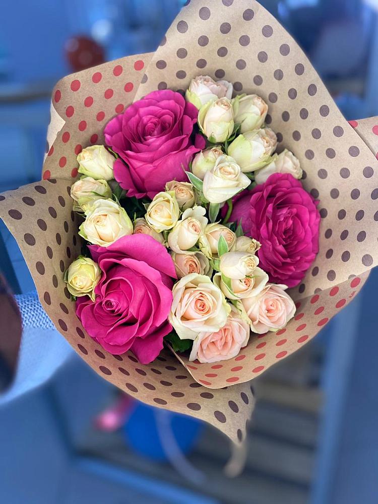 Букет ласковый взгляд в Мишкино Республика Башкортостан Букет цветов из: Розы в Мишкино Республика Башкортостан