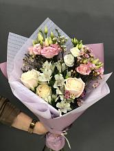 Букет лунная мелодия #REPLACE_PRED# Мишкино Республика Башкортостан Букет цветов из:  Альстромерии, Розы и Лизиантусы #REPLACE_PRED# Мишкино Республика Башкортостан