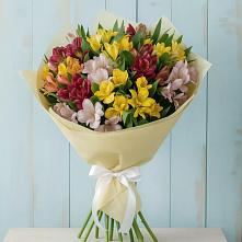Букет Летние краски в Мишкино Республика Башкортостан Букет цветов из:  Альстромерии в Мишкино Республика Башкортостан